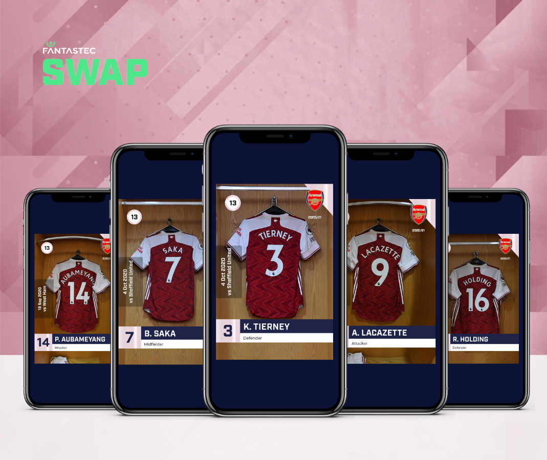 Fantastec SWAP is an app for digital sports collectibles