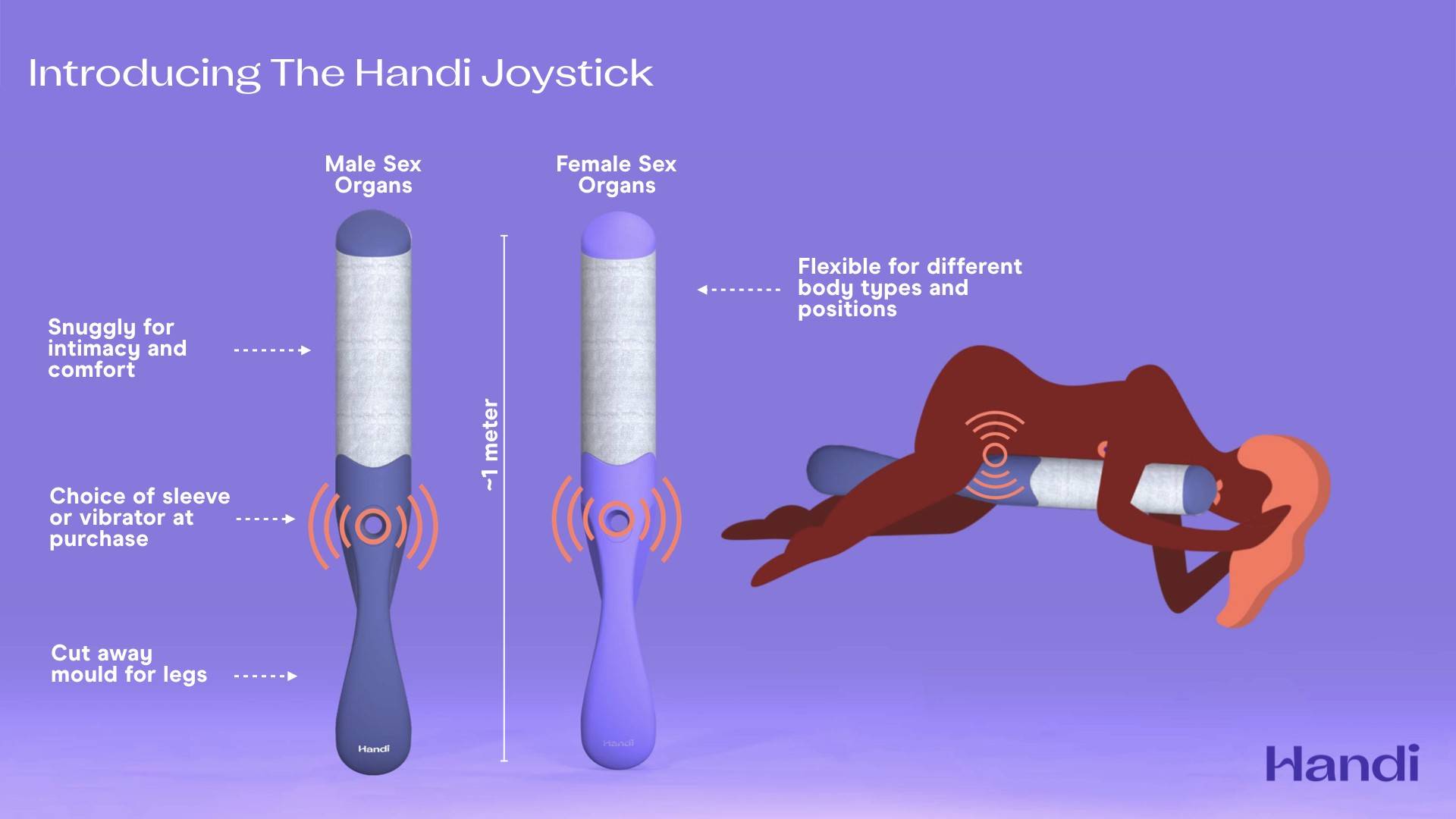 Handi is the first brand to specialise in sex toys for people with