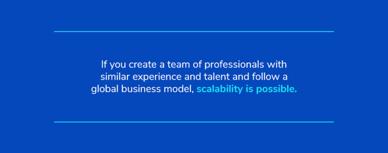 The importance of scalability when growing a global team