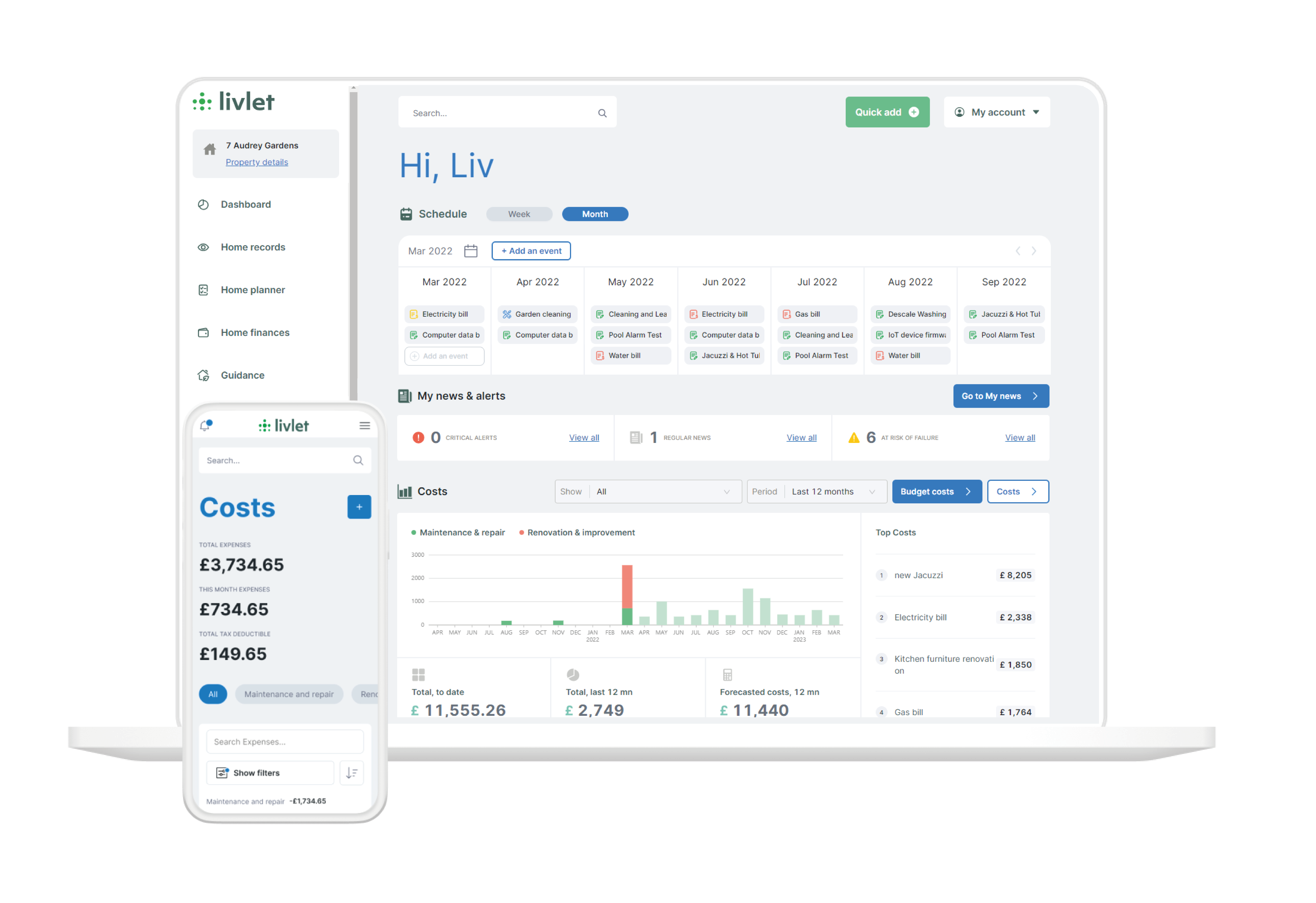 Meet Livlet, a web-based home management tool that simplifies homeownership