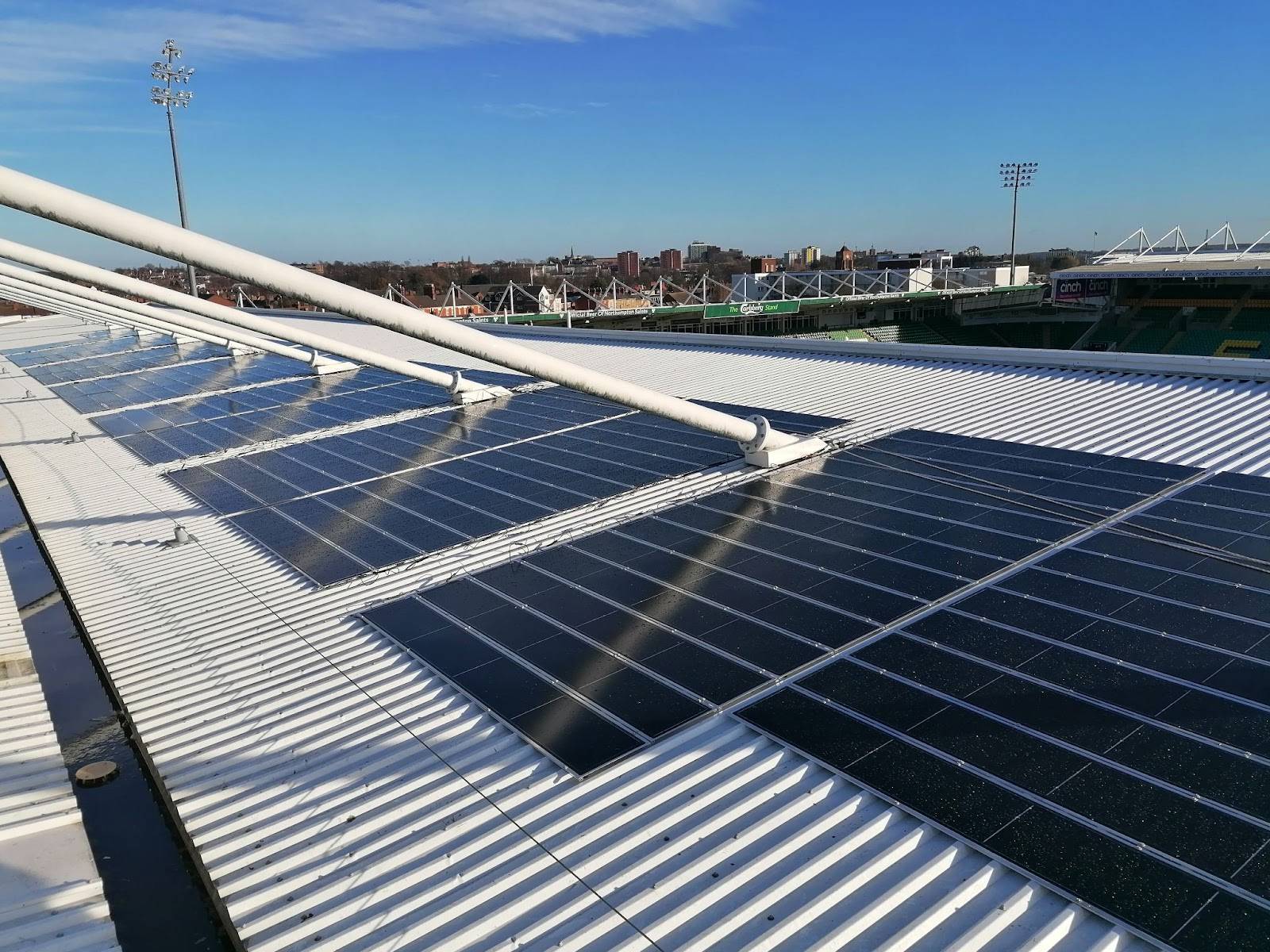 Premiership Rugby Club to save £250K through clean energy generating roof panels