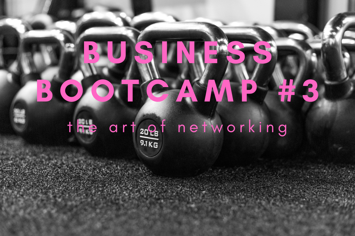 Business bootcamp #3: the smart art of networking